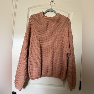 Universal Thread Women’s XXL Blush Colored Cree Neck Knit Sweater